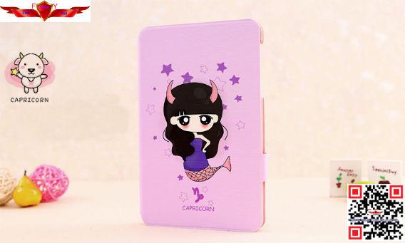 New 100% Qualify Perfect Fit Cartoon Ultra Thin PU Leather Cover Case For Lenovo