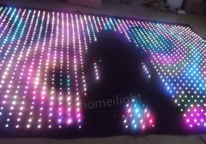 Sound Control LED Video Curtain DMX512 RGB For Party Club KTV Lighting