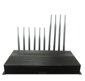 China 3G 4G 5G 10 Bands Cell Phone And Wifi Jammer Stationary Omnidirectional Antennas wholesale