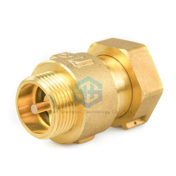 BSP Extension Union Male Female Anti Air Rotation Front Brass Vertical Check