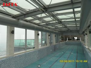 China Insulation Resistance Hotel Sky pool Custom Acrylic Products With And Weather Resistance wholesale
