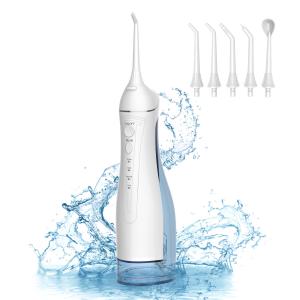 China Electric Water Flosser Portable Rechargeable 300ml Teeth Cleaner Waterproof wholesale