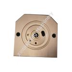 Brown Aluminum 2021 Medical Machined Parts ISO9001 Anodized CNC Machining Parts