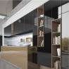 Buy cheap Modular Kitchen Cabinet with Quartz Stone Countertop and Lacquer Plywood Glossy from wholesalers