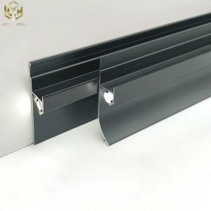 China Customized LED Aluminium Skirting Profile Board 60mm wholesale