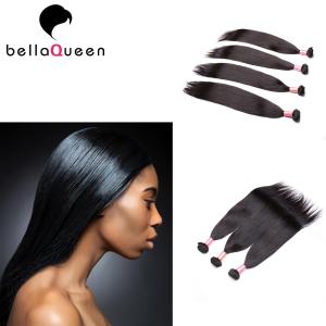 China Indian Natural Color Bohemian Straight Human Hair Weave for Black Women wholesale