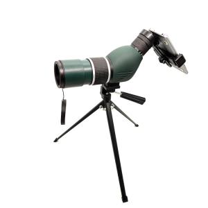 China Long Distance Angled 12-36x50 Compact Spotting Scope With Tablet Tripod wholesale