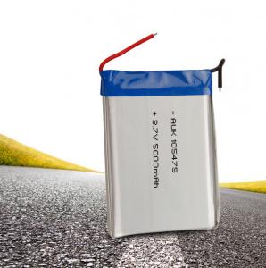 China OEM 3.7v LiPo Battery 5000mAh Rechargeable Battery For Mobile Power on sale