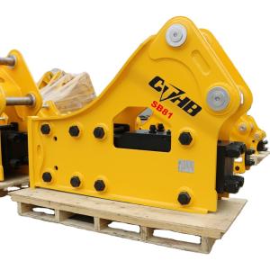 China Chisel Dia 140mm Rock Breaker Yakai CTHB Side Type Hydraulic Breaker Jack Hammer wholesale