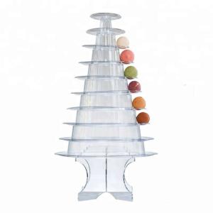 China New Design 10 Tier Macaron Tower Disposable Food Tray wholesale