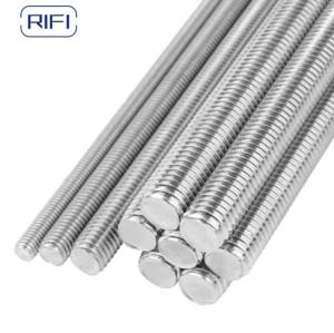 China Threaded Rod 3/8 12mm 16mm 25mm Zinc Plated Full Threaded Rod DIN975/976 wholesale