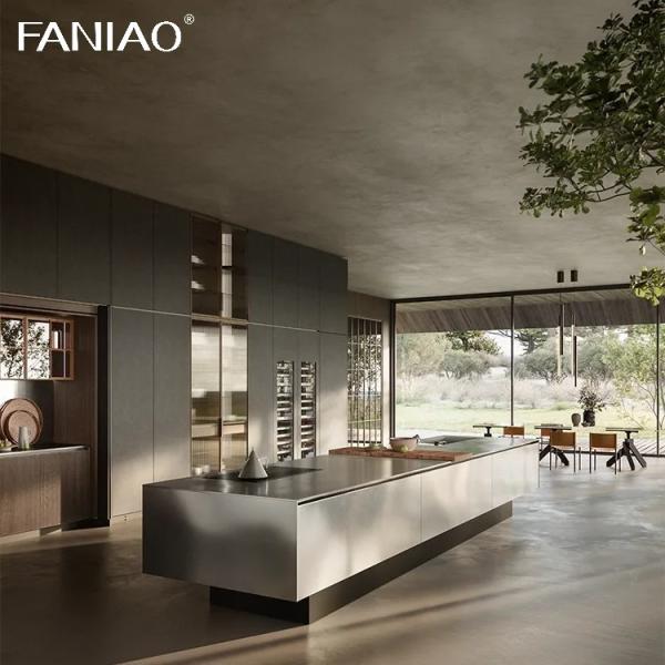 Custom Wood Complete Melamine Full Kitchen Cabinet Furniture Kitchen Cabinets