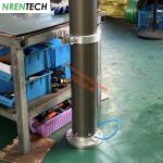 12m aluminum telescoping mast 30kg payloads 2.55m closed height for CCTV
