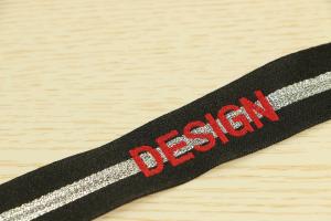 China Jacquard Polyester Webbing Tape Nonstretched Multipatterned Letters Printed wholesale