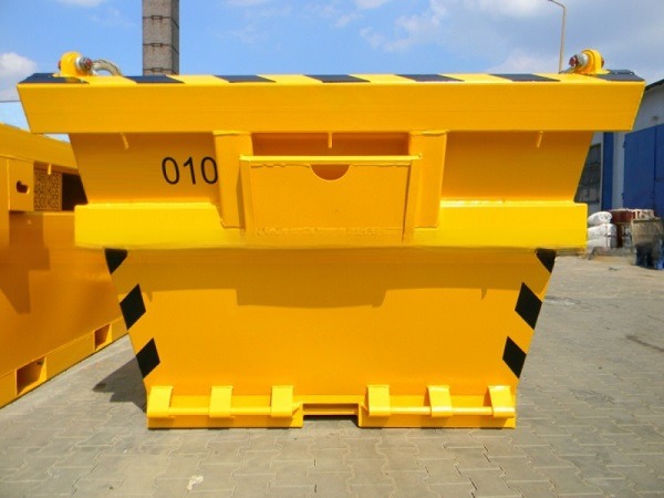 3789mm Length 6.5 CBM DNV Standard Steel Offshore Waste Skip Onshore Rubbish Container Transportation for Waste Disposal