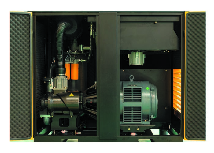 55kw 75hp Electric Rotary Screw Compressor Air Cooling Direct Drive