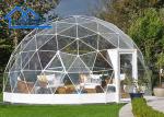 4 Season Steel Commercial Dome Tent Half Sphere Tent For Event Half Dome Beach