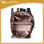 25.5x30x13CM Polybag Leather Woven Backpack PU Leather EN17
