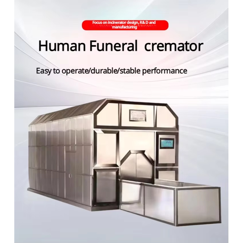 Smokeless Odorless High Temperature Human Incinerator and Cremation Machine for Efficient Waste Disposal