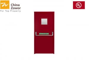 China Gal. Steel Powder Coated Fire Rated Exterior Doors/ 1 Hour Rated Insulated Fire Door wholesale