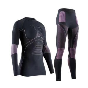 China Running fitness fast dry clothes winter warm compression clothing ski clothes wholesale