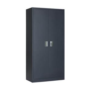 China Double Door Metal Wardrobe Lockers For Clothes 0.5-1.0mm Thickness wholesale