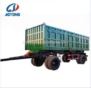 China 28 Ton Two Speed Landing Gear Draw Bar Dolly Dump Semi Trailer 6000*2500* 1500 1500 mm wholesale