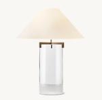 Hollow Cylindrical Base Minimalist Modern Study Table Lamp 110V-120V