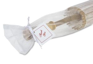 China 32&quot; White Organza Parasol Bag (10 Pack) wholesale