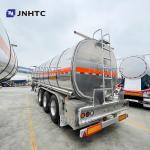 3 Axle 45000 50000 Liters Stainless Steel Milk Tanker Water Oil Tank Semi Truck