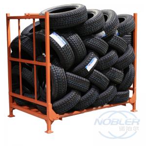 China Stacking Truck Tire Storage Rack Metal Folding Adjustable Tire Rack Tire Storage wholesale
