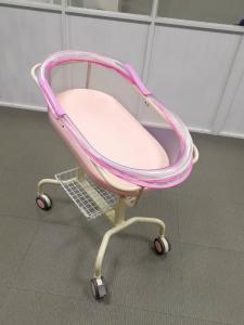China Approved Pediatric Hospital Baby Crib With Basket , Mattress ＆ Sleeping Basin on sale