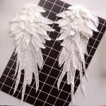 Embossed private label Personalized Logo 3d Puff Flower Fabric Embroidery Patch
