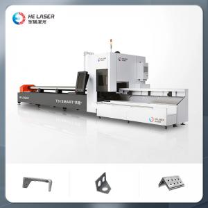 China Industrial Fiber Laser Tube Cutter Machine , CNC Pipe Laser Cutting Machine on sale