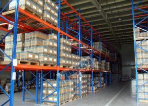 China Logistics Pallet Rack Shelving , 2500 Kg Max Load Q345 Steel Shelving Racks on sale