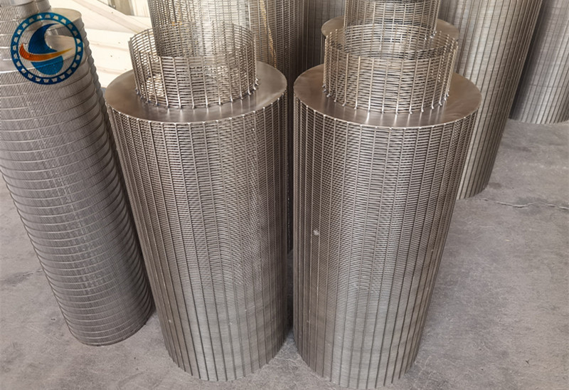 201 Stainless Steel Profile Reusable 25u Reverse Wedge Wire Screen Filter Element