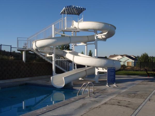 Private Swimming Pool Toys Fiberglass Slide Water Amusement Park Games Rides