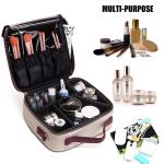 26*23*9cm EVA Cosmetic Case , Leather travel makeup train case