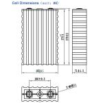 High Capacity CALB 3.2V 200Ah LifePo4 Battery Cell For Ebike Battery Pack