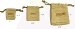 TUV 13cm Drawstring Pouch Bags Linen Jute Jewelry Burlap Gift Sacks SGS