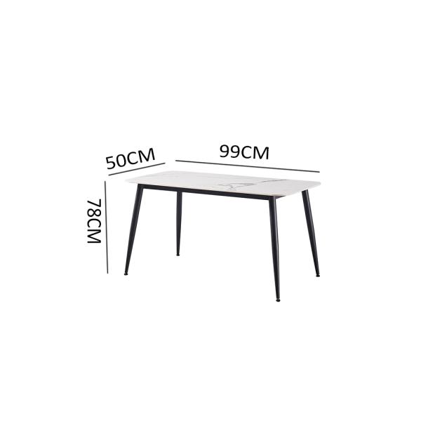 Multifunctional Marble Effect Coffee Table Anti Abrasion Practical