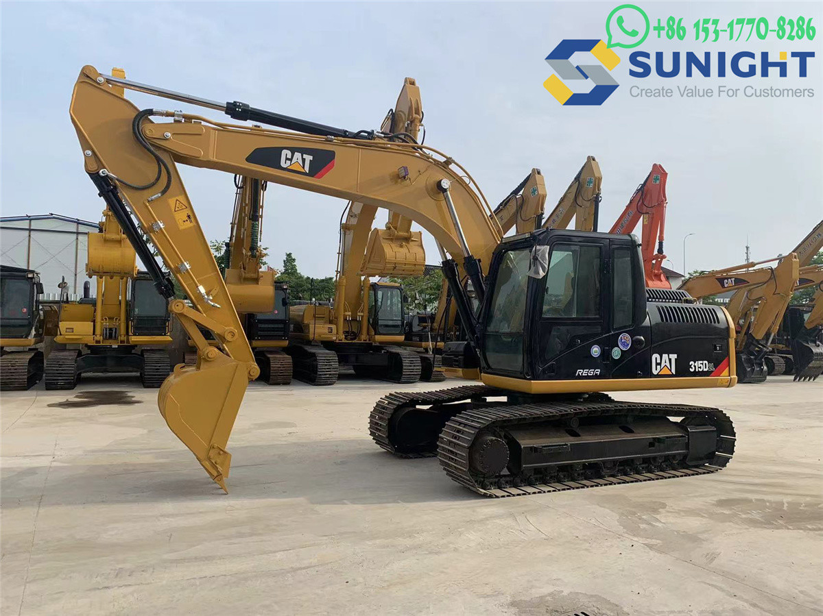 Good Condition Used 15ton Caterpillar Excavators Cat 315D 315D2 315D2GC Crawler Excavator