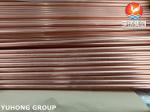 JIS H3300 C1220T Oxygen Free Copper Alloy Seamless Tube Superior Heat Transfer