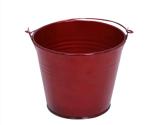 Decorative Metal Wine Bucket Household Cleaning Galvanized Pail With Handle