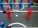 5FT Soccer Table Wood Football Table With Telescopic Play Rods
