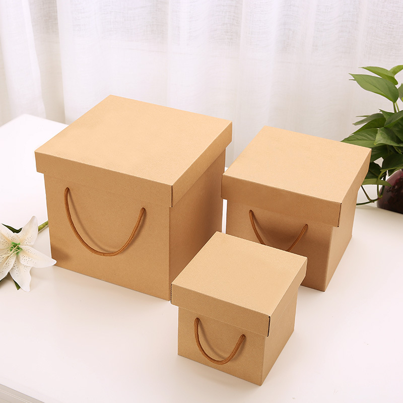 Tiny Stuff Christmas Gift Box With Lid , ODM 100% Recycle Corrugated Board Box