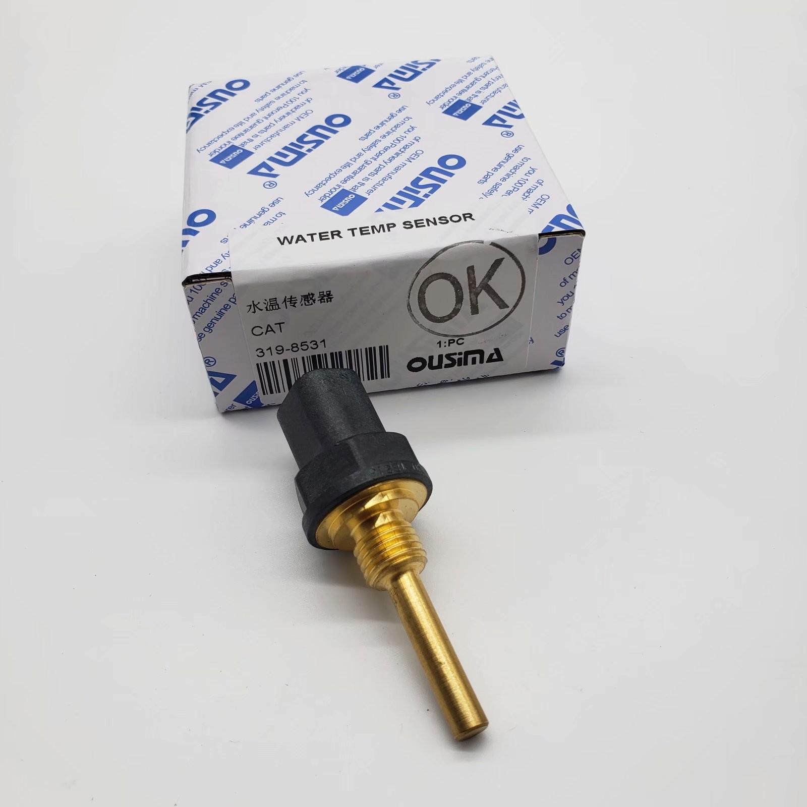 OUSIMA 319-8531 Temp Sensor Machine Part Water Temperature Sensor 3198531 For Excavator