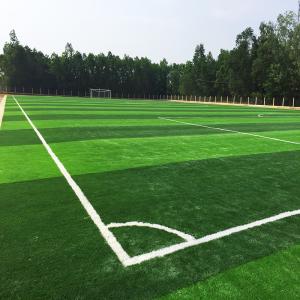 China Synthetic Artificial Football Field Fake Grass PE PP Material For Soccer Field wholesale