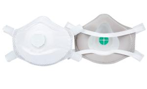 China Polypropylene Disposable Dust Mask White Color Folded Style With Valve wholesale