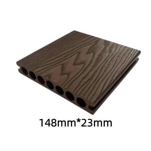 High UV Resistance WPC Decking Anti Mold Outdoor Composite Floor